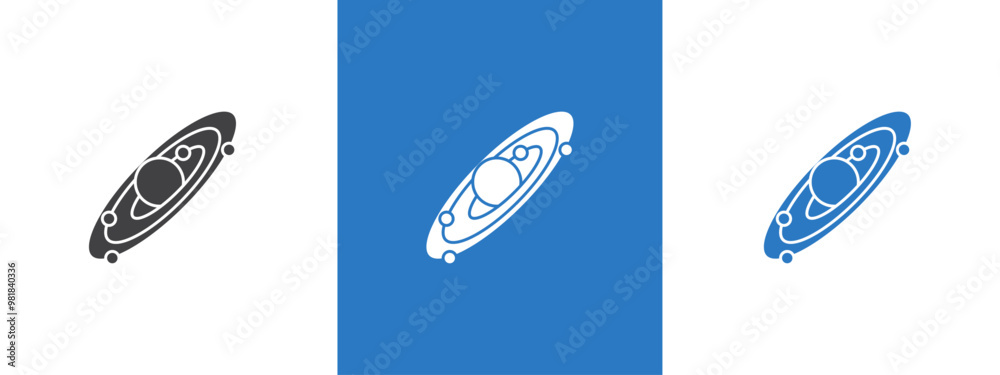 Galaxy icon thin line illustration Galaxy icon thin line illustration