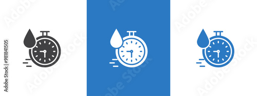 quick dry icon thin line illustration