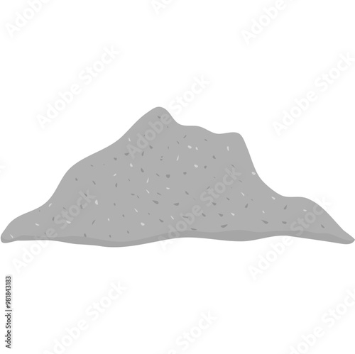 Pile of Cement Powder
