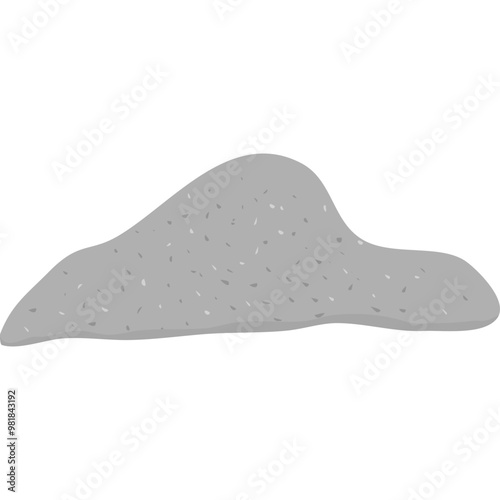 Pile of Cement Powder