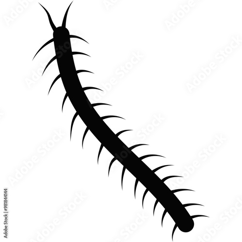 Centipede Silhouette