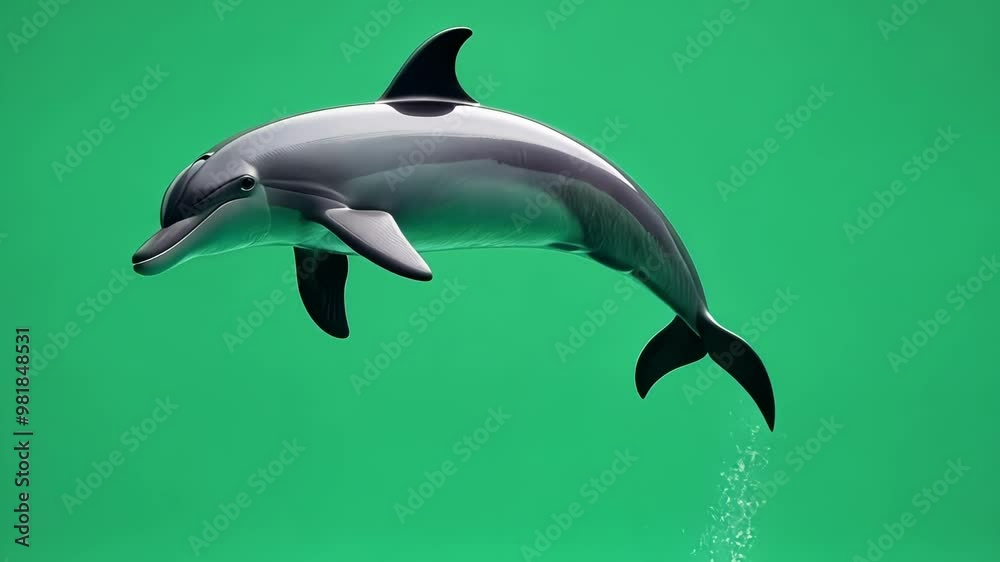 Dolphin jumps out of clear water in a vibrant 3d rendering, perfect for wildlife and ocean projects. Enjoy the freedom and joy of wild nature with this playful marine mammal Dolphin jumps out of clear water in a vibrant 3d rendering, perfect for wildlife and ocean projects. Enjoy the freedom and joy of wild nature with this playful marine mammal