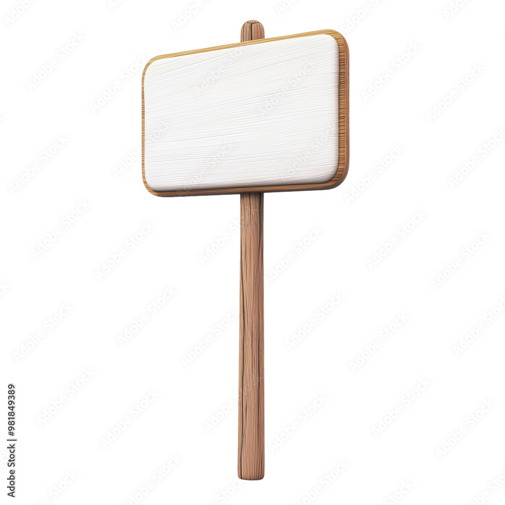 Blank wooden sign on a transparent background ideal for custom messages and designs in various projects Blank wooden sign on a transparent background ideal for custom messages and designs in various projects