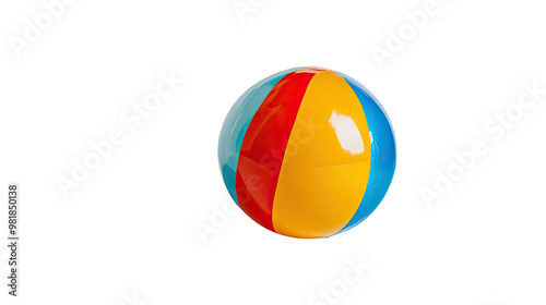 Free Download Beach ball on a white transparent background - GFXLoad