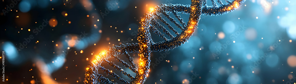 Close-Up of DNA Helix Symbolizing Electoral Integrity with Base Pairs Highlighting Poll Predictions - Camera Rotates to Reveal Integrity's Fundamental Nature in Polling Against a Soft Bokeh Background Close-Up of DNA Helix Symbolizing Electoral Integrity with Base Pairs Highlighting Poll Predictions - Camera Rotates to Reveal Integrity's Fundamental Nature in Polling Against a Soft Bokeh Background