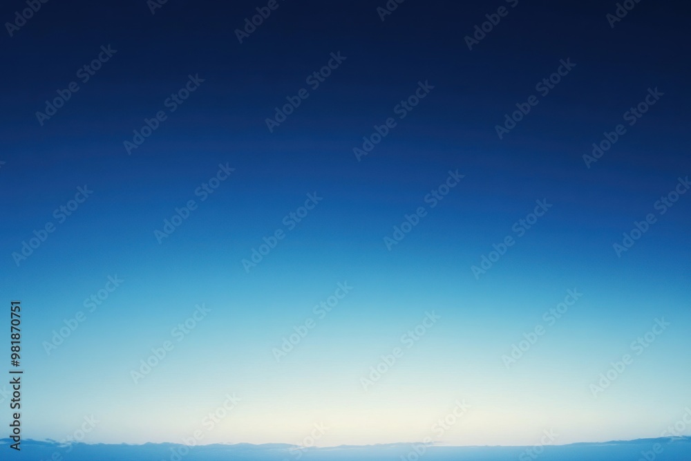 A Tranquil Blue Sky With Gradual Color Transition From Dark to Light A Tranquil Blue Sky With Gradual Color Transition From Dark to Light