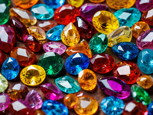 colorful gemstones