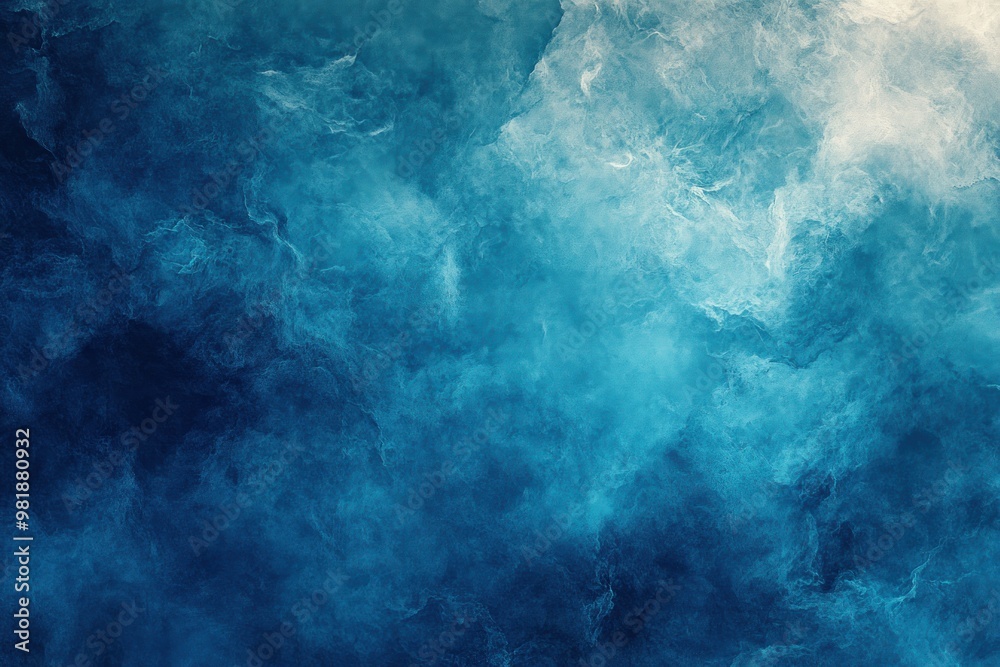 Abstract Blue and White Swirling Cloud-Like Pattern Abstract Blue and White Swirling Cloud-Like Pattern