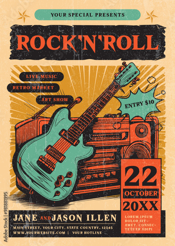 Rock N Roll Flyer
