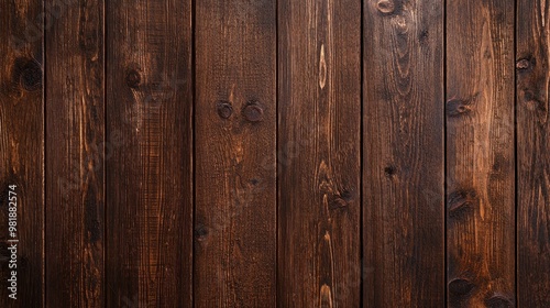 Dark Brown Wood Grain Texture Background