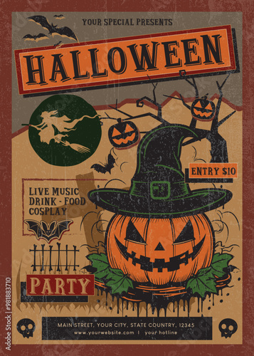 Halloween Party Flyer