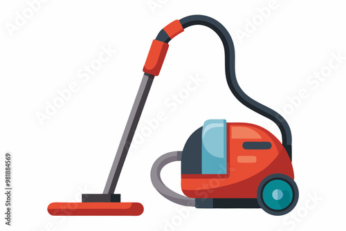 Cleaning and hygiene equipment vacuum cleaner and broom icon