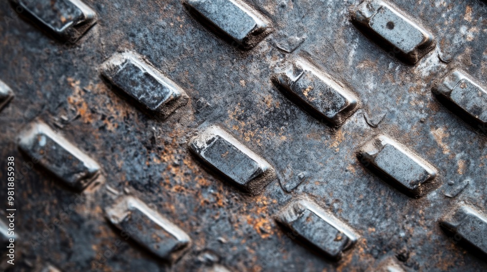 Metal surface with steel texture, selective focus. Metal surface with steel texture, selective focus.