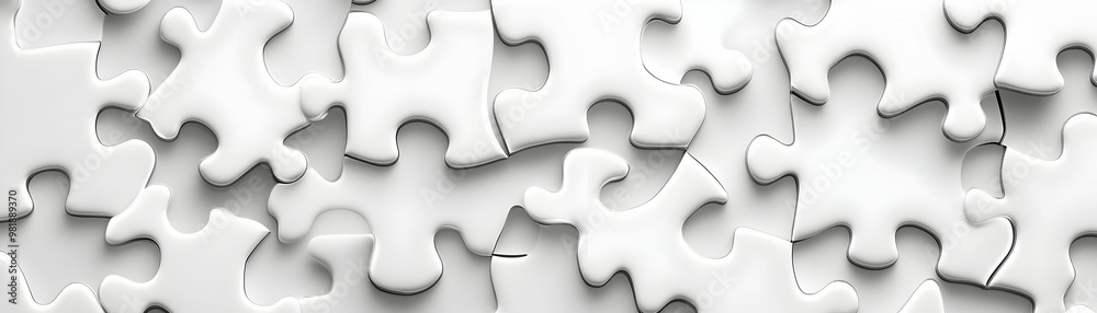 Seamless Pattern of White Puzzle Piece Tiles Symbolizing Unity: Camera Captures Connections for Mental Health Awareness - Janeiro Branco Photography Seamless Pattern of White Puzzle Piece Tiles Symbolizing Unity: Camera Captures Connections for Mental Health Awareness - Janeiro Branco Photography