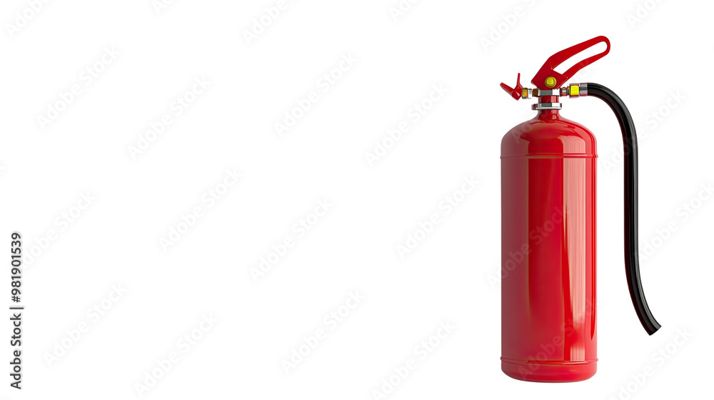 Obraz premium fire extinguisher on a white transparent background