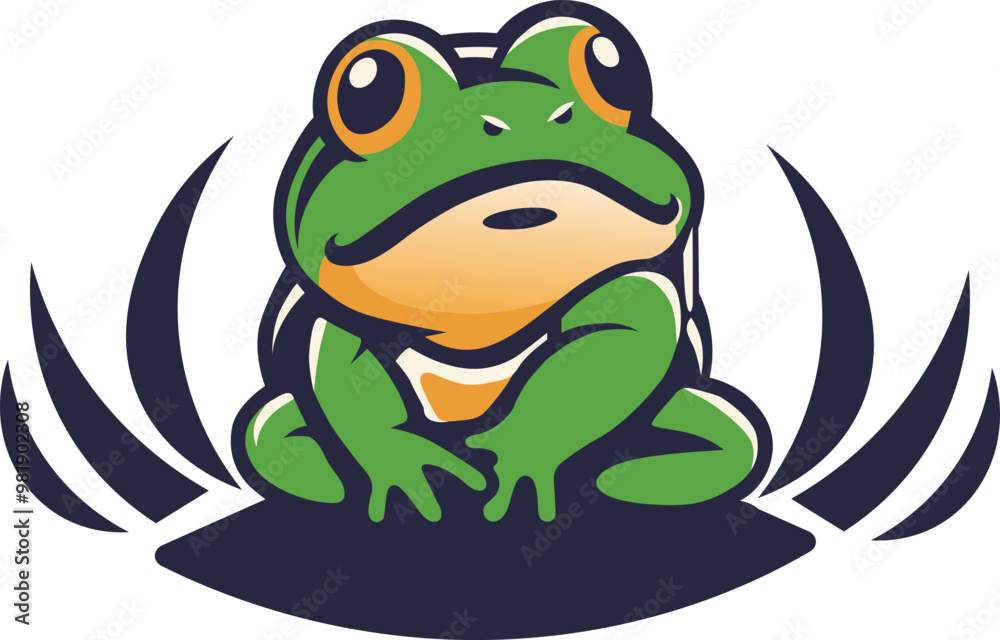 Fototapeta premium Frog vector Print