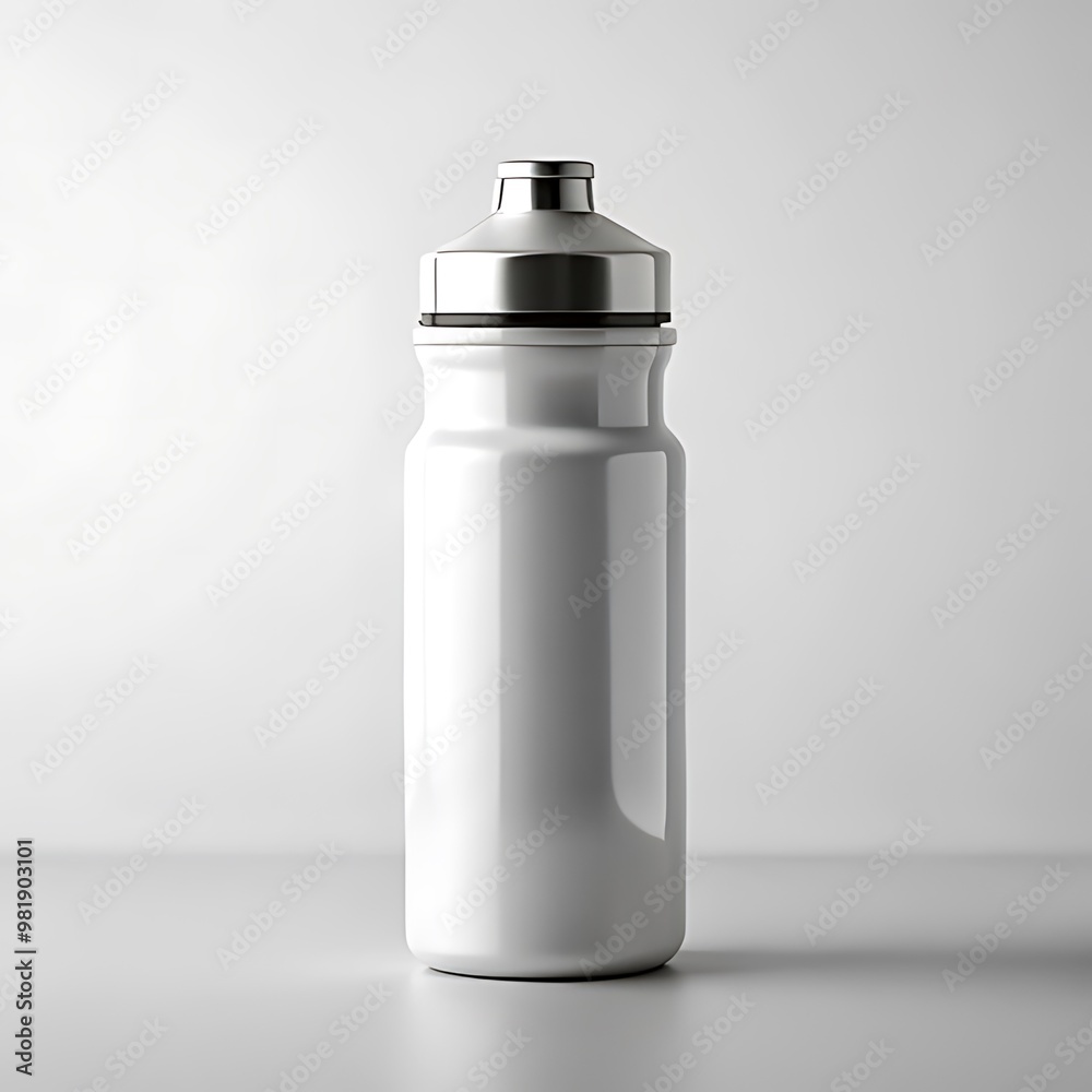 Blank 20 oz. Bicycle Bottle With finger gripe mockup template design white background Blank 20 oz. Bicycle Bottle With finger gripe mockup template design white background