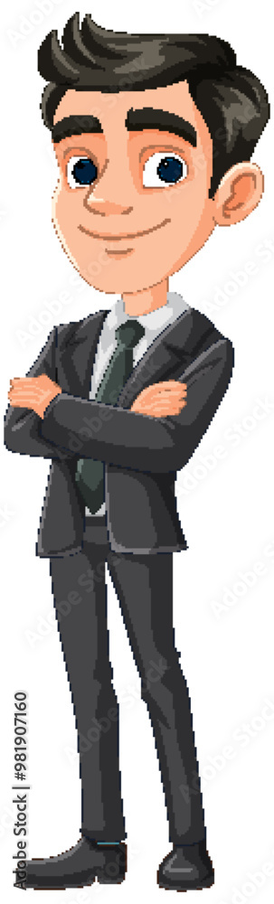 Confident Businessman in Suit Confident Businessman in Suit