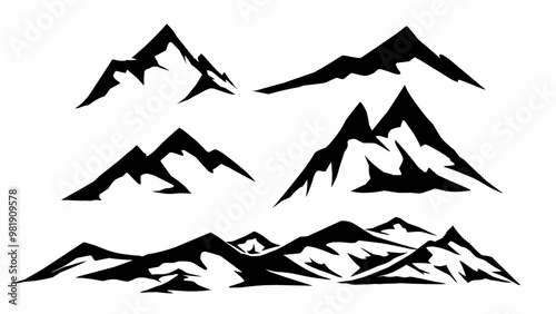 set of mountains