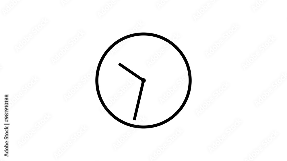 Digital wall clock icon timer illustration background. Digital wall clock icon timer illustration background.