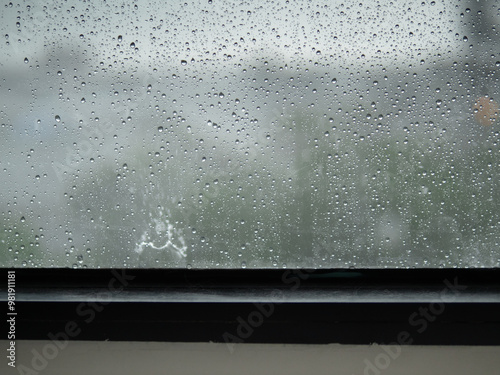 rain drops on window