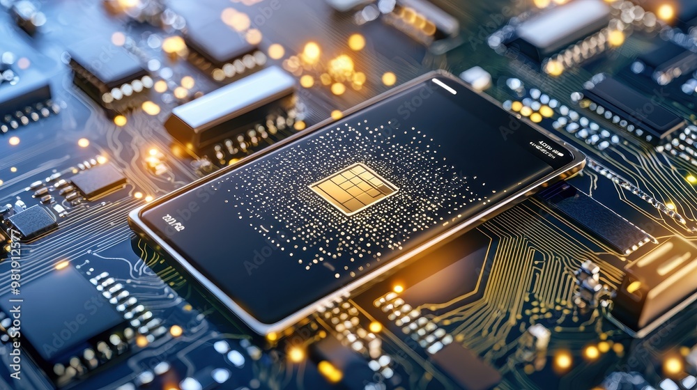 Smartphone CPU Chip on Circuit Board Technology Smartphone CPU Chip on Circuit Board Technology
