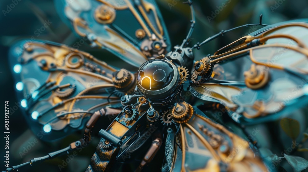 Obraz premium Intricate Mechanical Insect