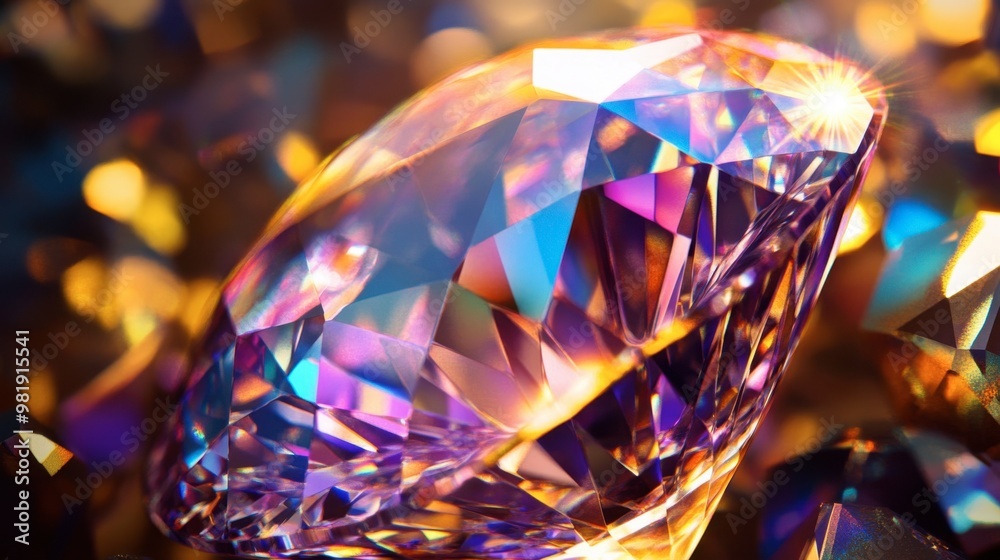 A close-up of a brilliant gem with multiple facets, reflecting light and displaying its vivid color and clarity. A close-up of a brilliant gem with multiple facets, reflecting light and displaying its vivid color and clarity.