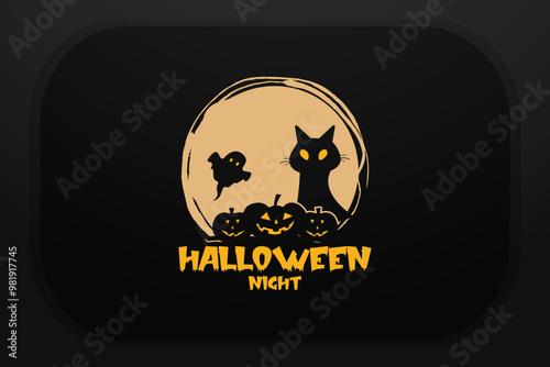 Halloween Night Halloween T-shirt Design