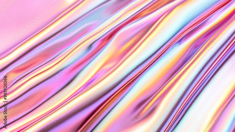 Abstract Holographic Background with Iridescent Colors Abstract Holographic Background with Iridescent Colors