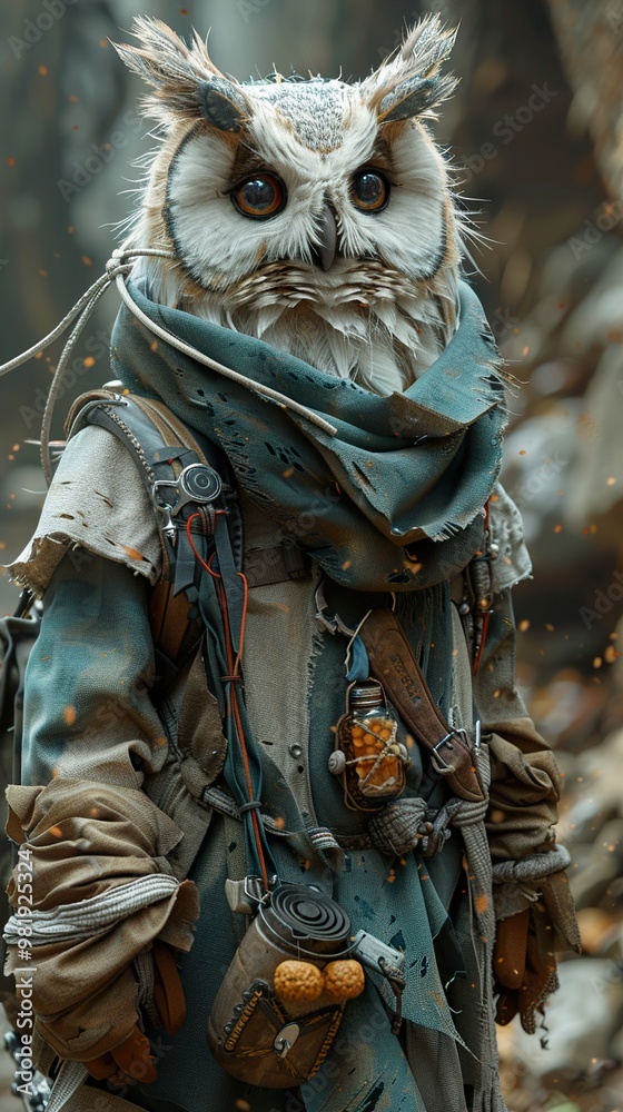 A Majestic Owl Traveler in the Wilderness A Majestic Owl Traveler in the Wilderness