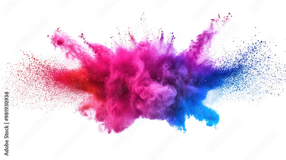 Sand flying explosion on a white transparent background Sand flying explosion on a white transparent background