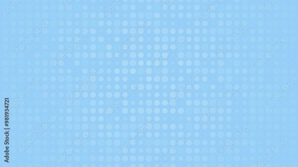 Bokeh circles seamless loop blue abstract background 