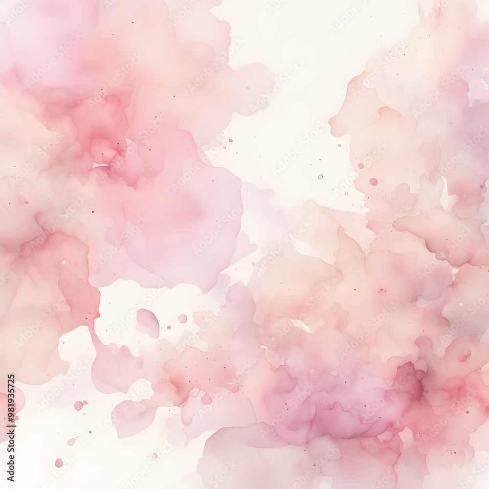 Watercolor pink splashes on white background thin looking transparent background. Watercolor pink splashes on white background thin looking transparent background.