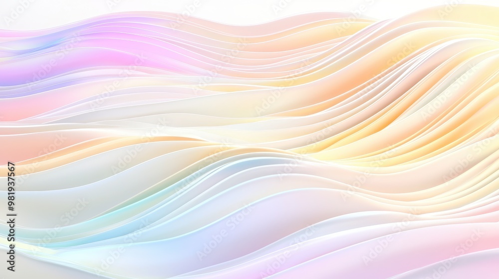 Abstract Pastel Waves Background Abstract Pastel Waves Background