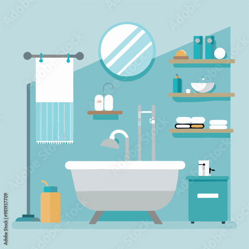 set of bathroom