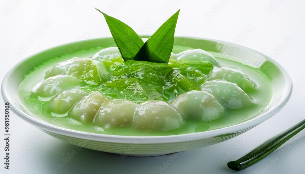 Malaysian Food, Bubur Cha Cha on white background isolated. Malaysian Food, Bubur Cha Cha on white background isolated.