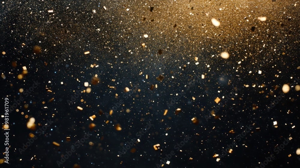 golden Confetti masculine glitter misty background. Copy darkness. sky festive Dark touch. holiday abstract Black falling dramatic night texture magical background glistering golden Confetti masculine glitter misty background. Copy darkness. sky festive Dark touch. holiday abstract Black falling dramatic night texture magical background glistering