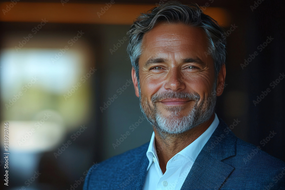 Smiling businessman looking at the camera. Smiling businessman looking at the camera.