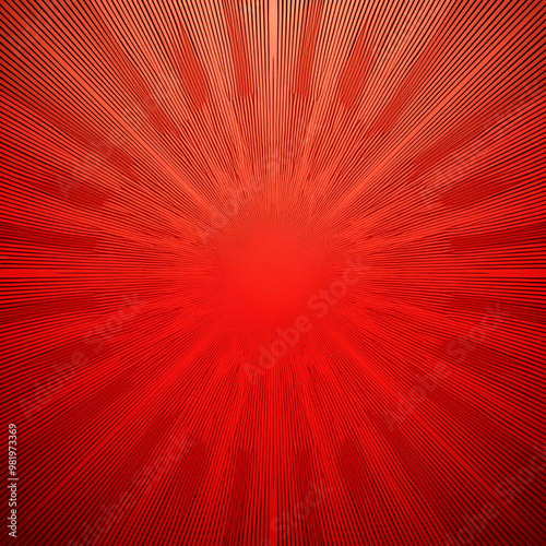 a red background with a cross in the center.