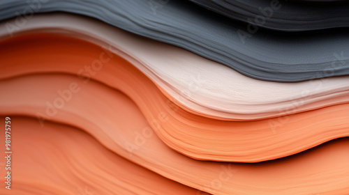 Abstract Wavy Layers