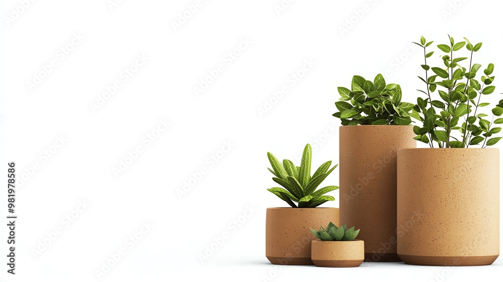 Stylish potted plants in modern containers, perfect for home decor and adding a touch of greenery to any space. Stylish potted plants in modern containers, perfect for home decor and adding a touch of greenery to any space.