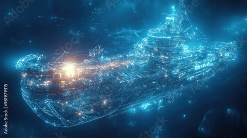 Digital Ship in a Network of Lights