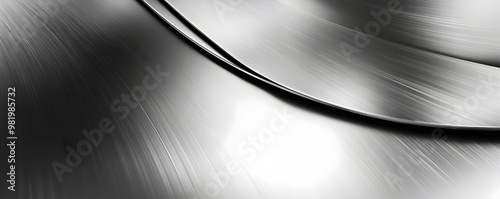 Sleek Metallic Steel Business Card Mockup Banner Background