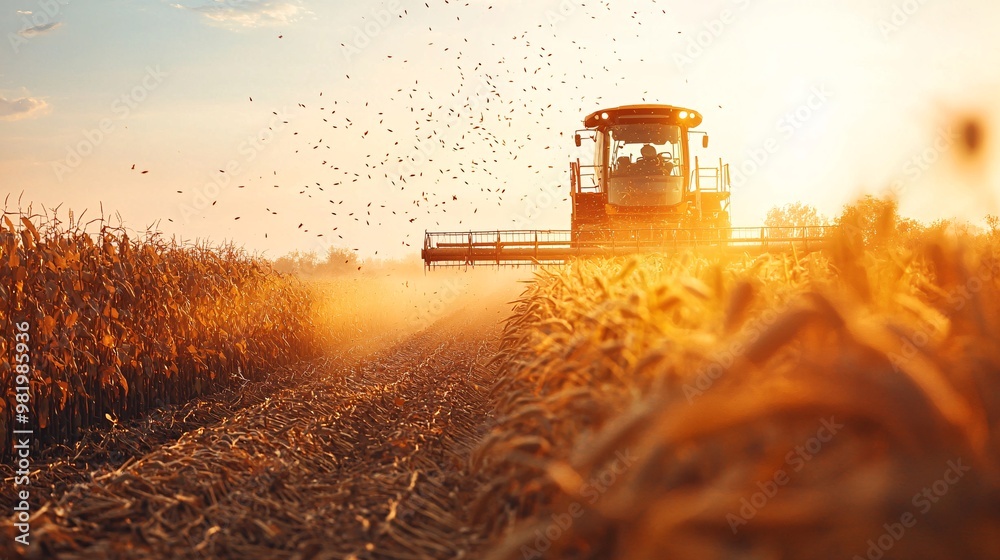 During harvest, farmers unite to display their ripe produce and working tools, celebrating the fruits of their labor in a stunning visual tribute. During harvest, farmers unite to display their ripe produce and working tools, celebrating the fruits of their labor in a stunning visual tribute.