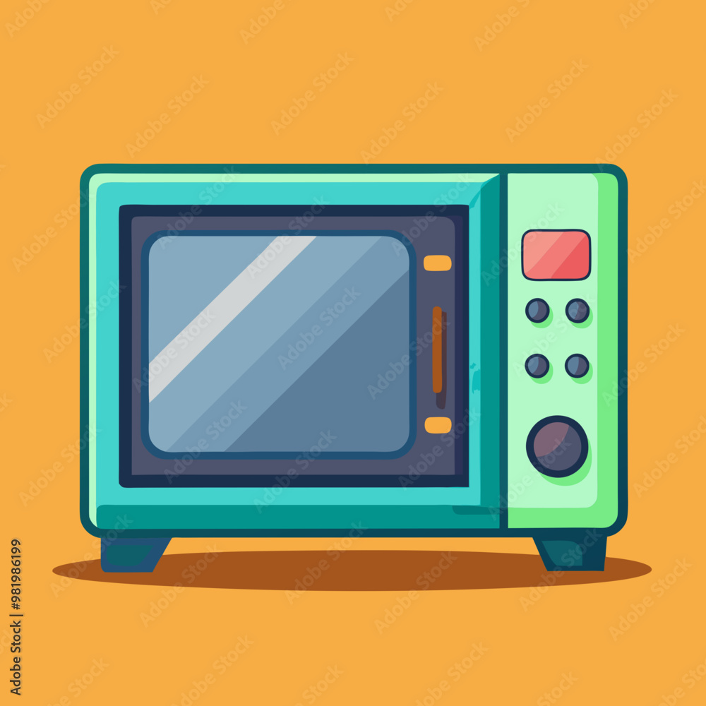 television or microwave vector illustration television or microwave vector illustration