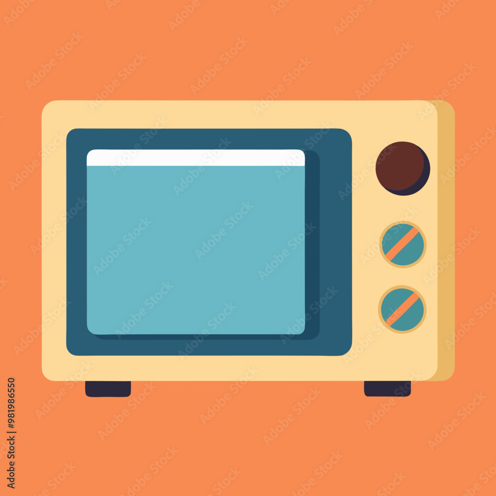 television or microwave vector illustration television or microwave vector illustration