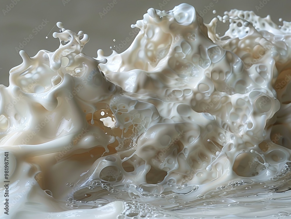 Milk Splash: Creamy Abstract Photography Milk Splash: Creamy Abstract Photography