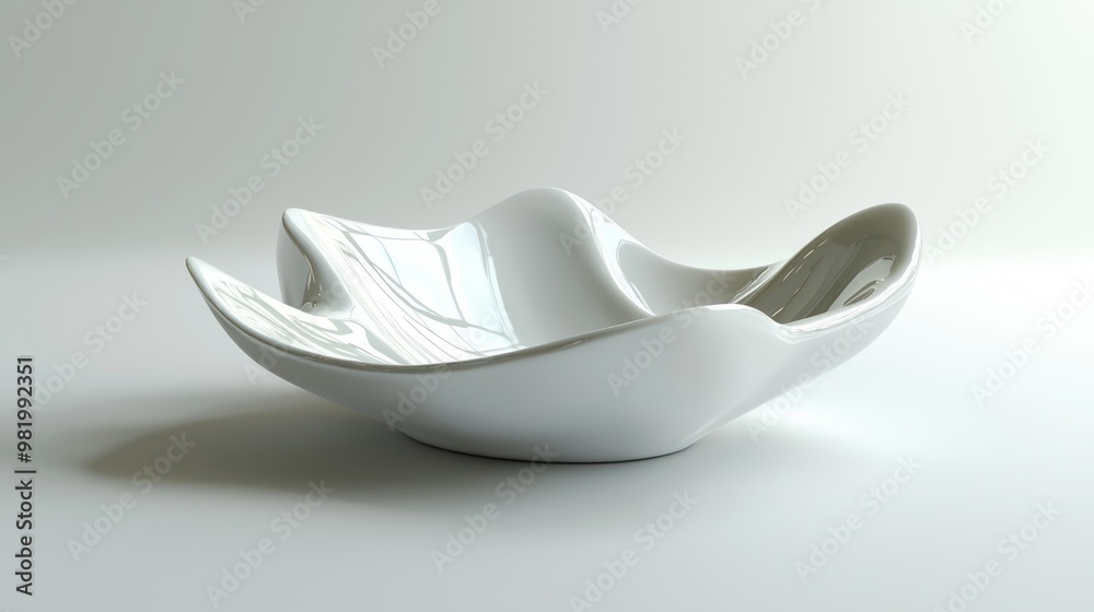 Exquisite 3D Model of Artistic Fresh Appetizer Plate on White Background Exquisite 3D Model of Artistic Fresh Appetizer Plate on White Background
