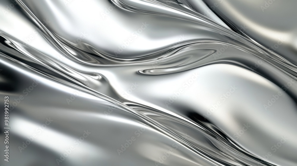A luxurious metallic silver background with a sleek, reflective surface. Perfect for adding a sophisticated touch with room for text A luxurious metallic silver background with a sleek, reflective surface. Perfect for adding a sophisticated touch with room for text